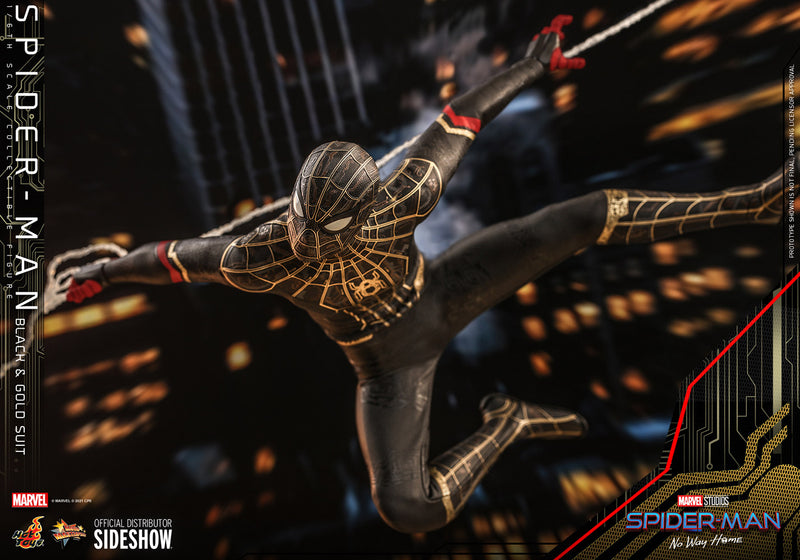 Load image into Gallery viewer, Hot Toys - Spider-Man: No Way Home: Spider-Man (Black &amp; Gold Suit)
