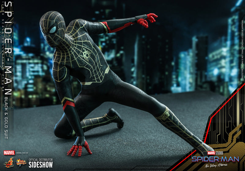 Load image into Gallery viewer, Hot Toys - Spider-Man: No Way Home: Spider-Man (Black &amp; Gold Suit)
