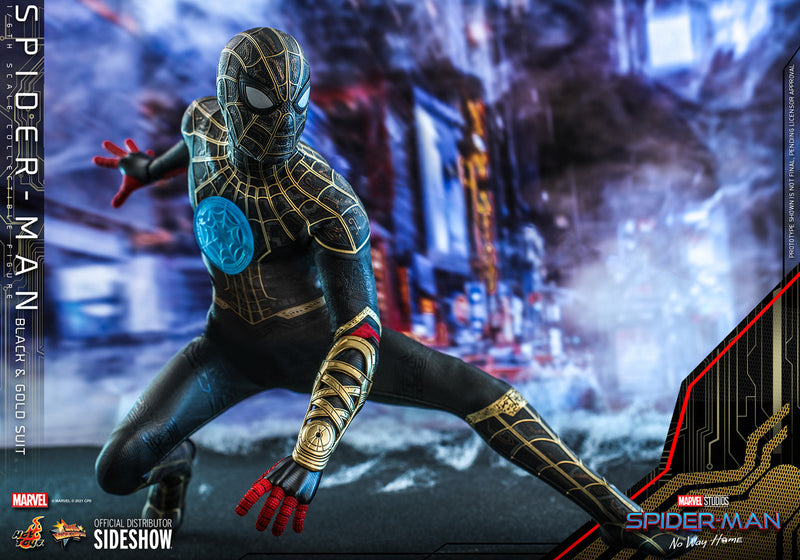 Load image into Gallery viewer, Hot Toys - Spider-Man: No Way Home: Spider-Man (Black &amp; Gold Suit)
