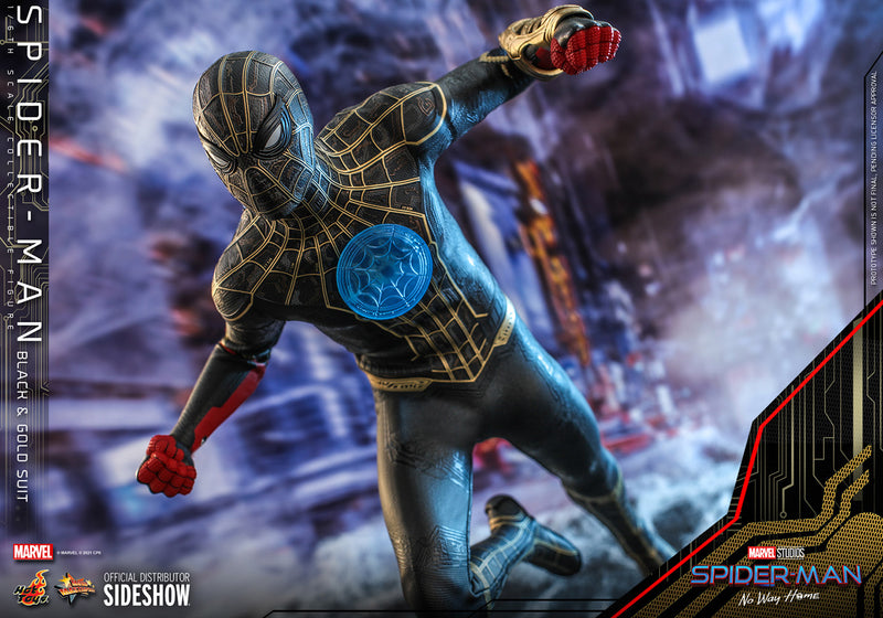 Load image into Gallery viewer, Hot Toys - Spider-Man: No Way Home: Spider-Man (Black &amp; Gold Suit)
