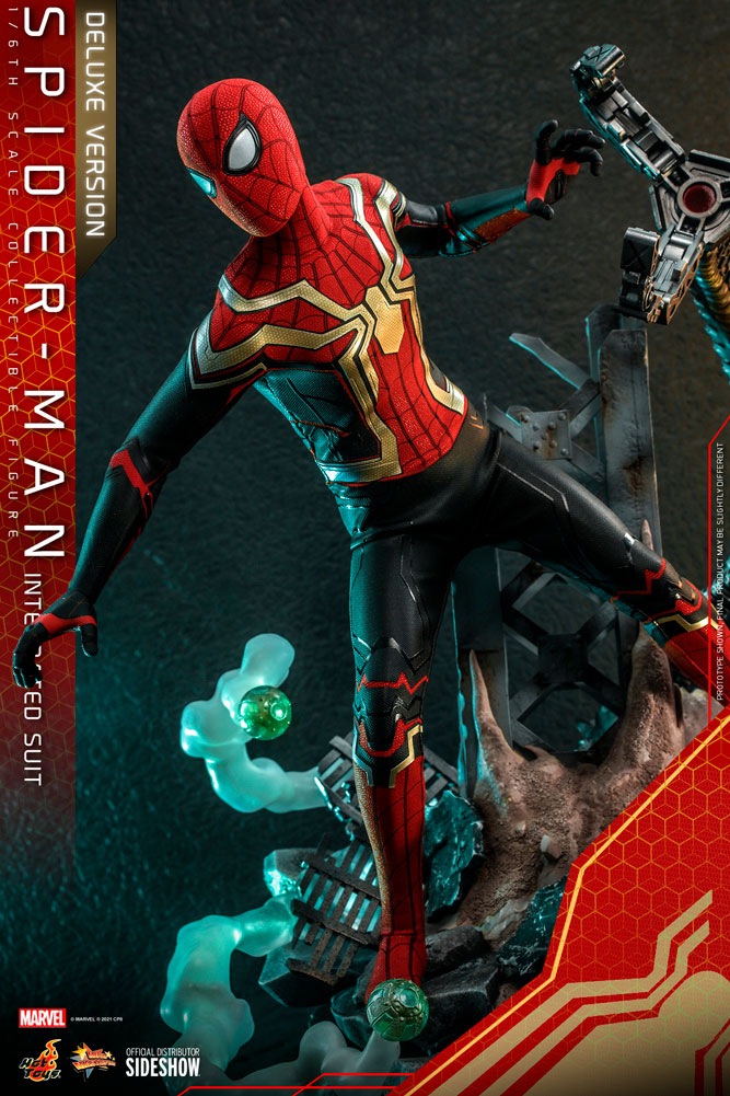 Load image into Gallery viewer, Hot Toys - Spider-Man Far From Home - Spider-Man (Integrated Suit) Deluxe
