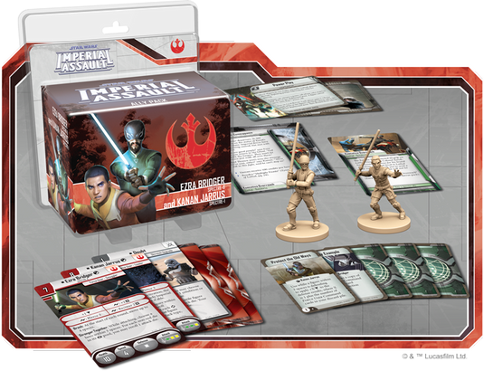 Fantasy Flight Games - Star Wars - Imperial Assault: Ezra Bridger & Kanan Jarrus Ally Pack